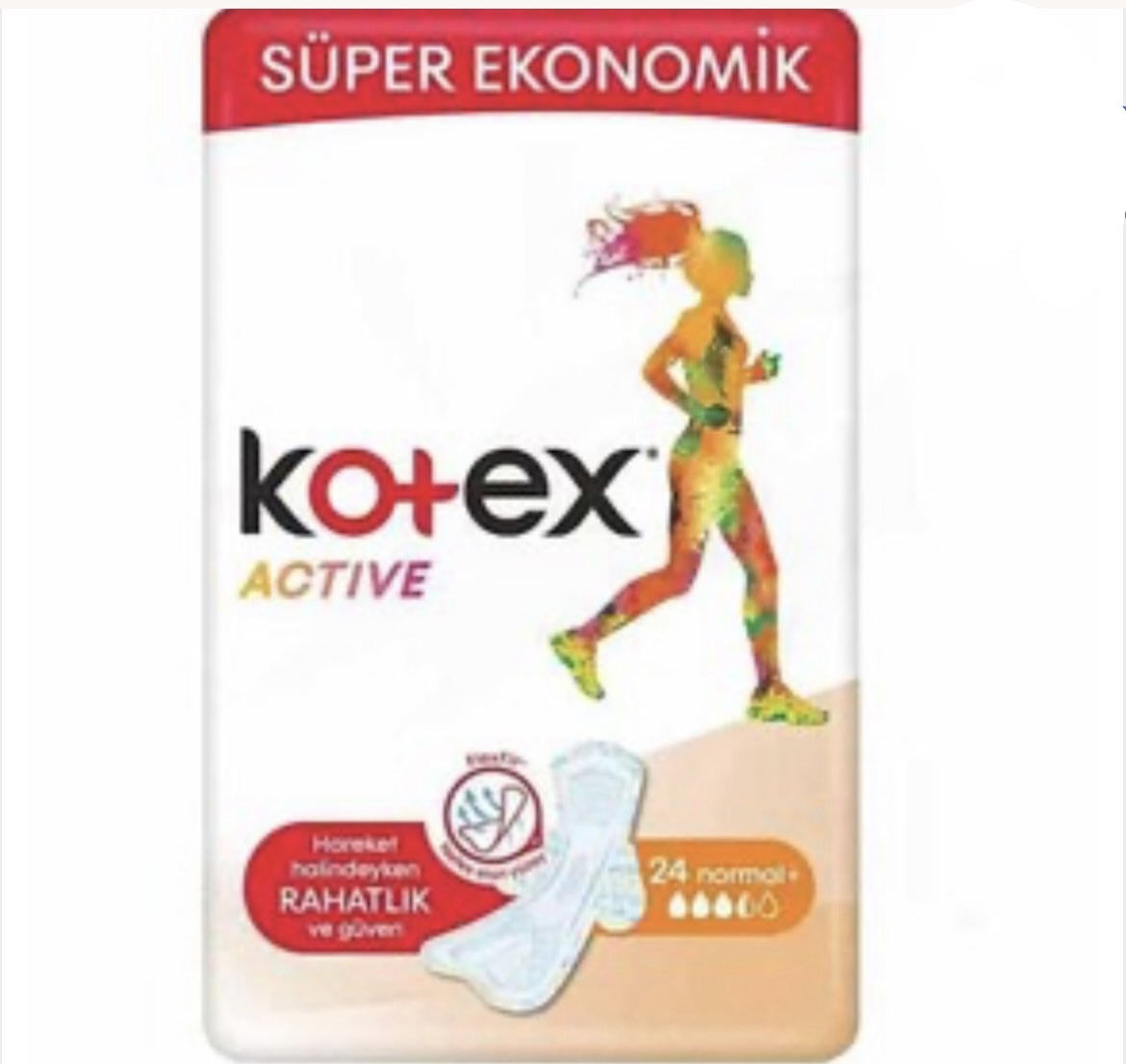 پد بهداشتی اکتیو کوتکس ۲۴ عددی