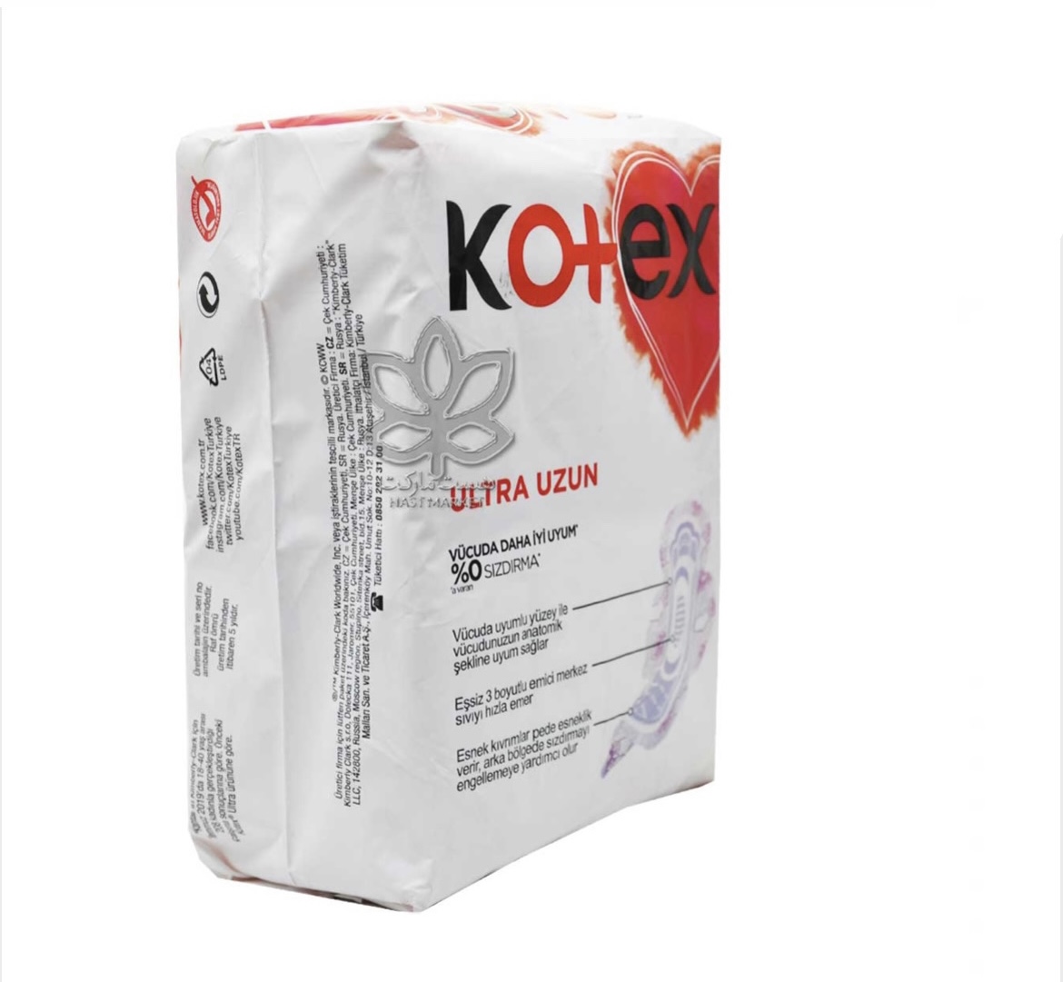 پد بهداشتی کوتکس بلند ۱۸ عددی