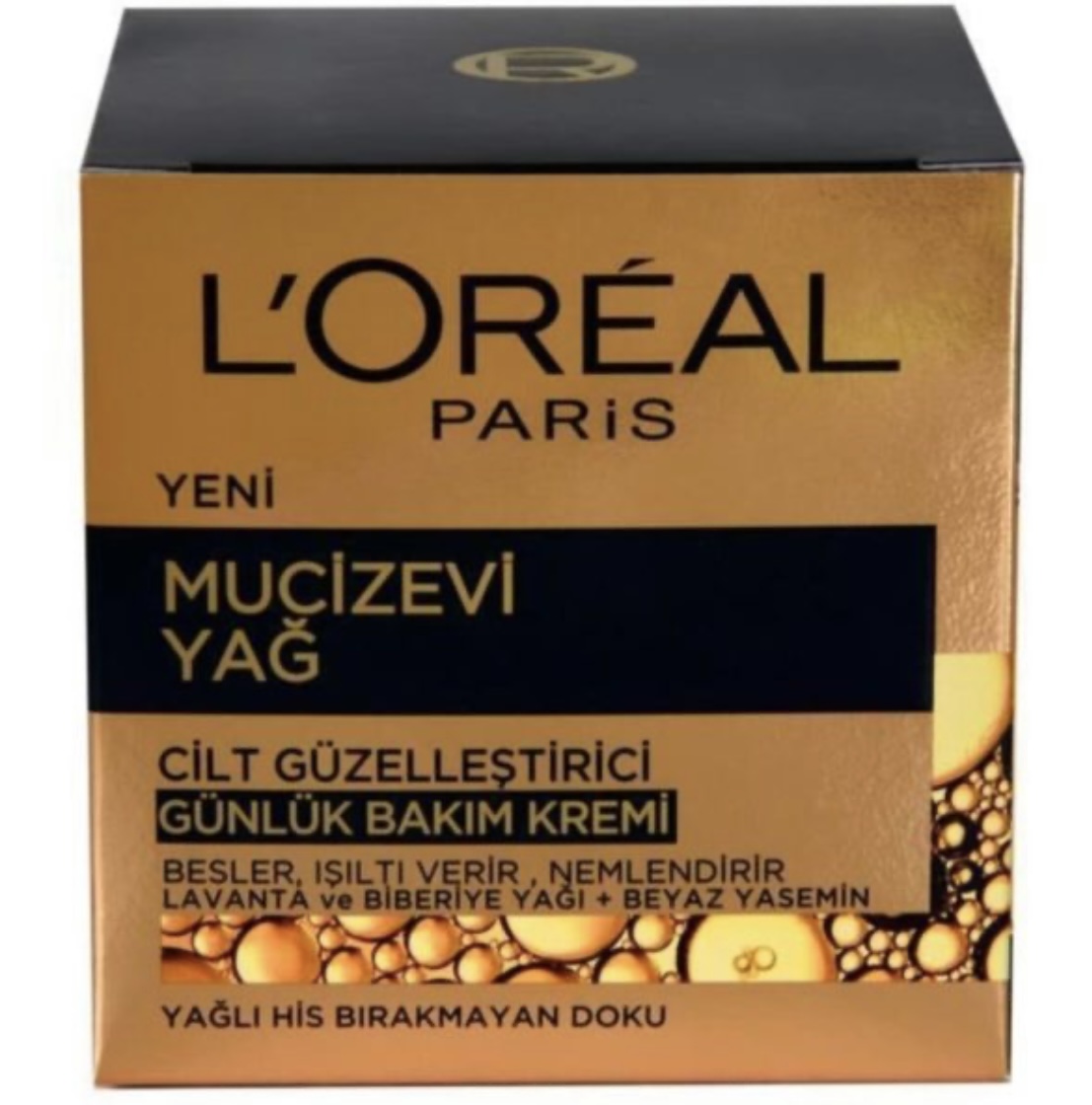 کرم مراقبت روزانه پوست صورت لورآل مدل Mucizevi Yag حجم 50 میل