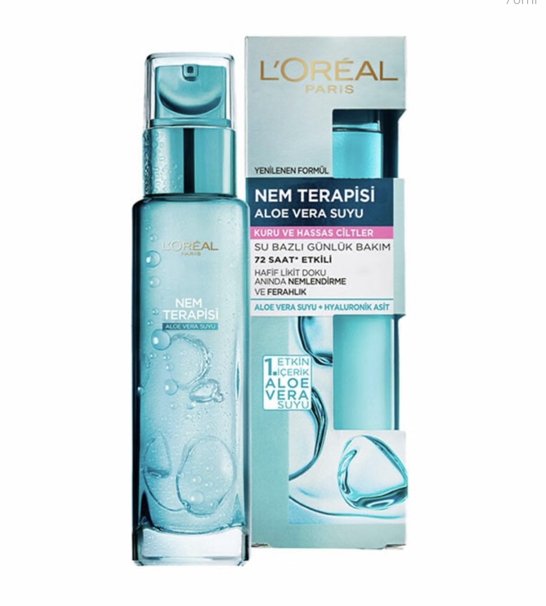 سرم آبرسان پوست خشک و حساس لورال ۷۰ میل