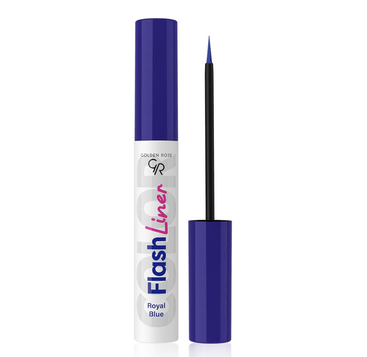 خط چشم رنگی فلش لاینر گلدن رز آبی پررنگ