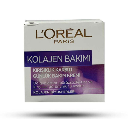 کرم ضد چروک و ضدپیری کلاژن ساز لورال مدل kolajen bakimi -50 ml