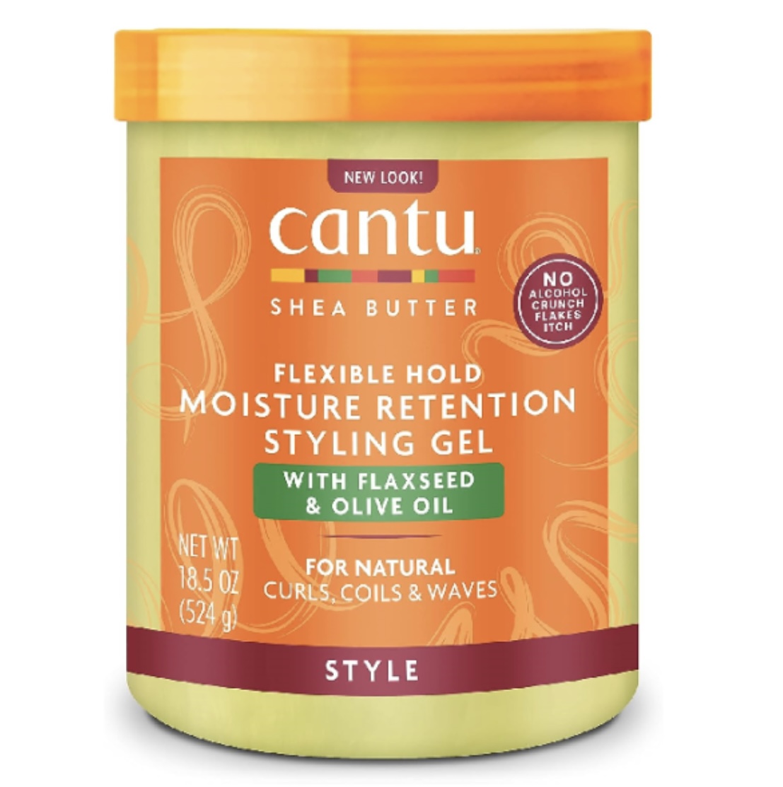 ژل مو حالت دهنده و مرطوب کننده موهای فر کنتو Cantu حاوی روغن زیتون وزن 524 گرم