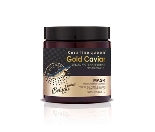 ماسک مو بدون سولفات کراتین کوئین Gold Caviar خاویار بلوگا 800 میل