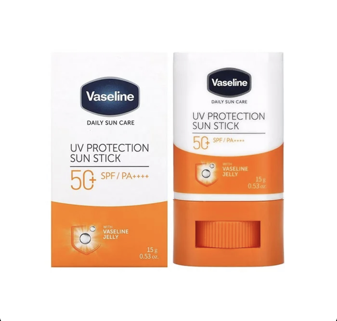 ضد آفتاب استیکی +SPF50 و PA++++ وازلین 15گرم