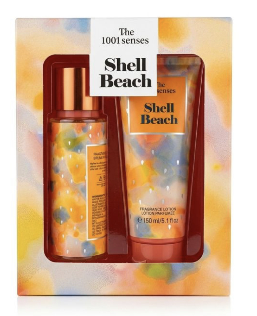 ست هدیه بادی میست و لوشن بدن Shell Beach برند اماراتی