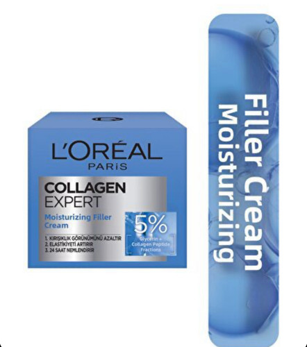 کرم کلاژن ساز حرفه ای لورال Collagen Expert با خاصیت ضد چروک و رطوبت رسانی حجم 50 میل